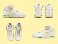 Here's a detailed look at the upcoming AF1 Mid sneaker (Image via Nike)